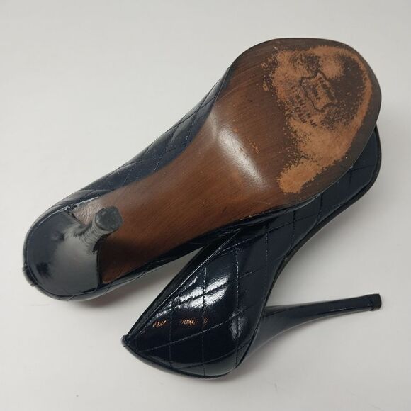 Stuart Weitzman DARK Navy Blue. Leather uppers and leather sole. Size 6 M - Picture 12 of 12